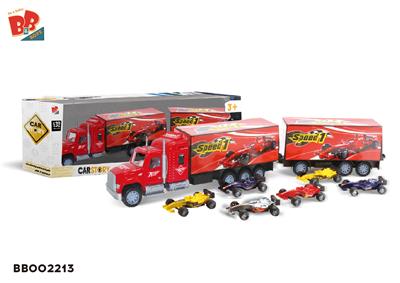 惯性货柜车2节（F1标+6只F1) - BB002213