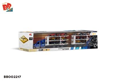 惯性三层拖头车2节（12只F1） - BB002217