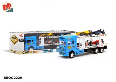 惯性双层拖头车（载4只F1) - BB002229