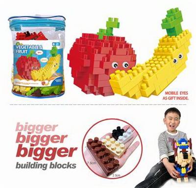 苹果香蕉大颗粒积木139PCS - OBL10000420