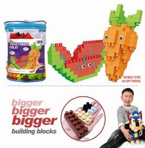 西瓜萝卜大颗粒积木158PCS - OBL10000421