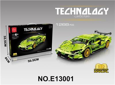 1:14静态兰博基尼拼装积木（1268pcs） - OBL10000432