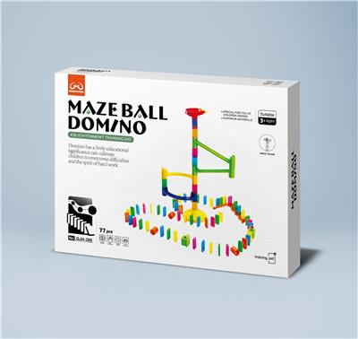 多米诺滚珠轨道积木(77PCS) - OBL10003438