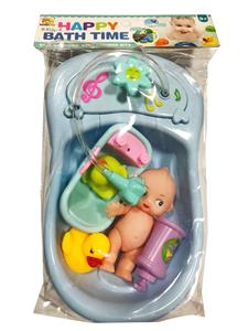(GCC) Water jet bathtub with enamel animals - OBL10006775