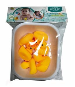 (GCC) Plastic lined bath duck with bathtub - OBL10006776