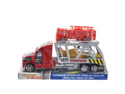 喷漆惯性车板车载滑行2只工程车 - OBL10007298