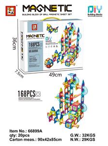 DIY彩窗轨道磁力片
（168PCS） - OBL10014554