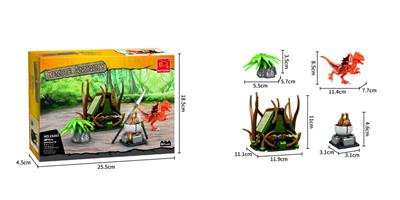 恐龙骑士C  184PCS - OBL10017099