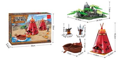 印第安营地  275PCS - OBL10017130