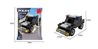 小小特警巡逻车  41PCS - OBL10017255