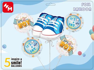 男孩鞋子套装(5PCS) - OBL10018212