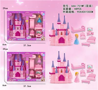 城堡配公主家具 - OBL10019062