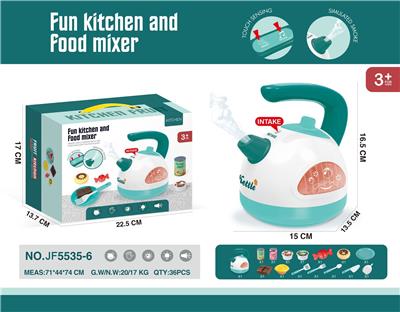 过家家小家电厨房玩具智能蒸汽水壶套装(单款单色) - OBL10020816