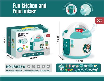 过家家小家电厨房玩具智能蒸汽电饭煲套装(单款单色) - OBL10020817