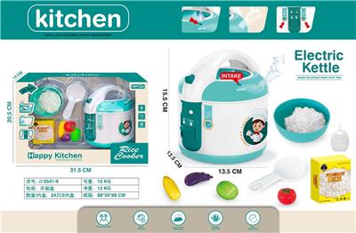 过家家小家电厨房玩具智能蒸汽电饭煲套装(二色混装) - OBL10020818