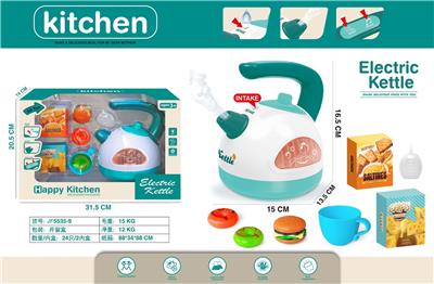 过家家小家电厨房玩具智能蒸汽水壶套装(二色混装) - OBL10020819