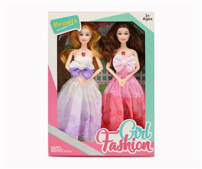 11.5寸11关节实身俄文IC音乐灯光芭比双人套装 - OBL10021324