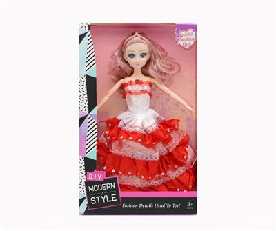 11.5寸11关节3D眼实身俄文IC音乐灯光芭比 - OBL10021337