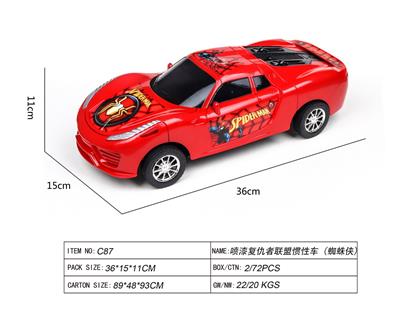 喷漆复仇者联盟惯性车（蜘蛛侠） - OBL10021943