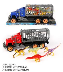 惯性拖头拖动物兰装4只大恐龙 - OBL10022265