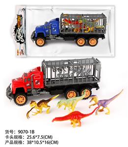 惯性拖头拖动物兰装4只大恐龙 - OBL10022266