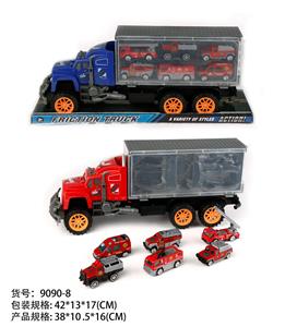 惯性拖头车厢拖6只消防（合金） - OBL10022296