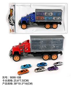 惯性拖头车厢拖6只赛车（合金） - OBL10022303