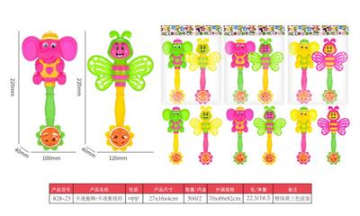 卡通蜜蜂 象摇铃（10只装） - OBL10028183