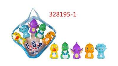 Five colored dinosaur finger doll - OBL10028948