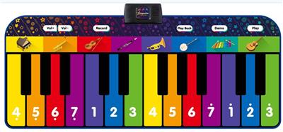 24 KEY RAINBOW PIANO DANCE CARPET - OBL10034784