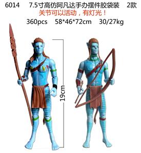 7.5寸高仿阿凡达手办摆件胶袋装 2款（关节可以活动，有灯光） - OBL10035937