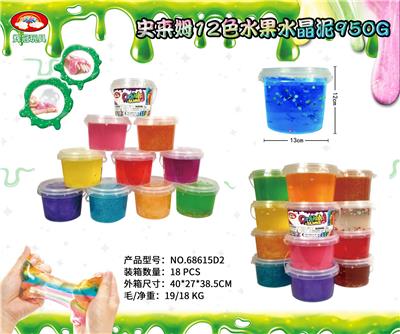 史来姆12色水果水晶泥950g - OBL10042046