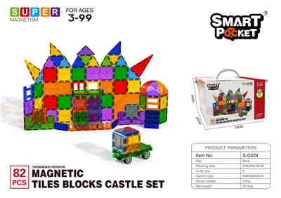 磁力片城堡套装82PCS-升级版 - OBL10045943