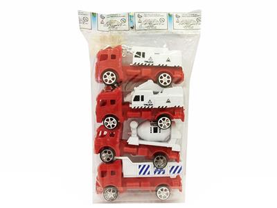 4只回力工程车仿真车模型
车儿童玩具车回力玩具车 - OBL10054600