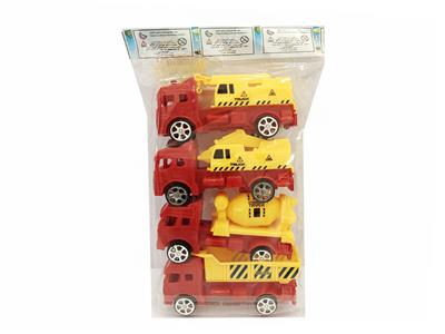 4只回力工程车仿真车模型
车儿童玩具车回力玩具车 - OBL10054602