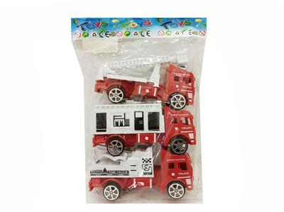 回力消防车仿真车模型车儿
童玩具车回力玩具车 - OBL10054607