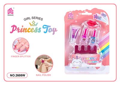 跨境儿童彩妆化妆品饰品美甲梳扮女孩玩具过家家新款DIY套装 - OBL10056269