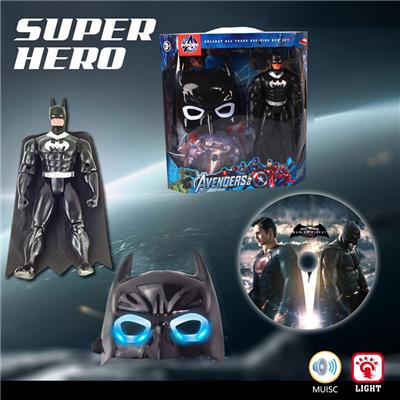 蝙蝠侠公仔配音乐灯光面具配CD - OBL10056654