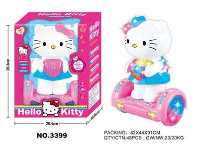 万向平衡车-Hello Kitty.带音乐灯光 - OBL10062334