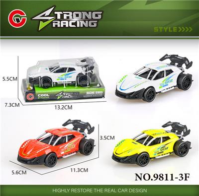 (GCC)小号回力骨架跑车警车 - OBL10064232
