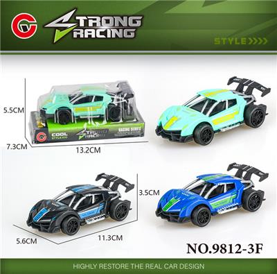(GCC)小号回力骨架跑车警车 - OBL10064234