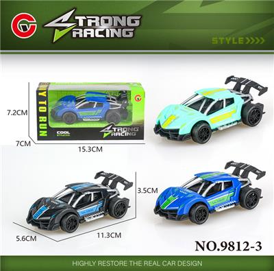 (GCC)小号回力骨架跑车警车 - OBL10064323