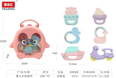 婴儿牙胶摇铃系列6PCS - OBL10067394
