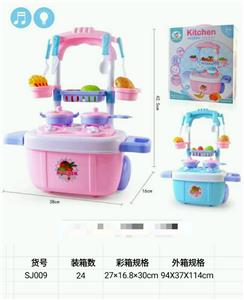 拉车餐具套装带灯光音乐 - OBL10067456