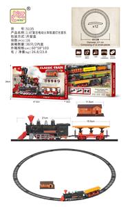 1：87复古电动火车轨道灯光音乐 - OBL10069911