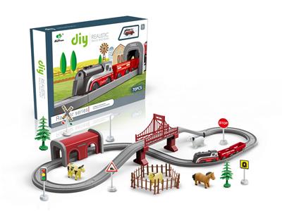DIY电动牧场轨道列车（70PCS) - OBL10072946
