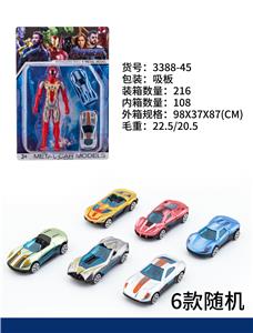 蜘蛛侠带灯光加ABS车仔2只 - OBL10075978