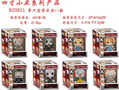 POP四寸Q版小丑公仔
8款混装 - OBL10076616