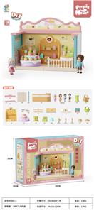 DIY单层甜品套装带广告牌 - OBL10076939