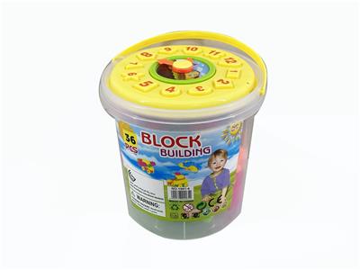 4号积木小时钟桶(36PCS) - OBL10084506